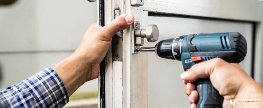 ADL - Locksmith Conducting Lock Door Repair