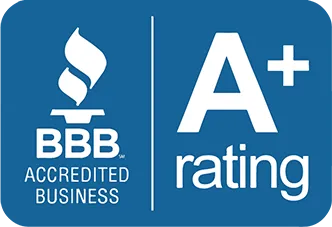 BBB Rating & Accreditation Rated A+ Badge